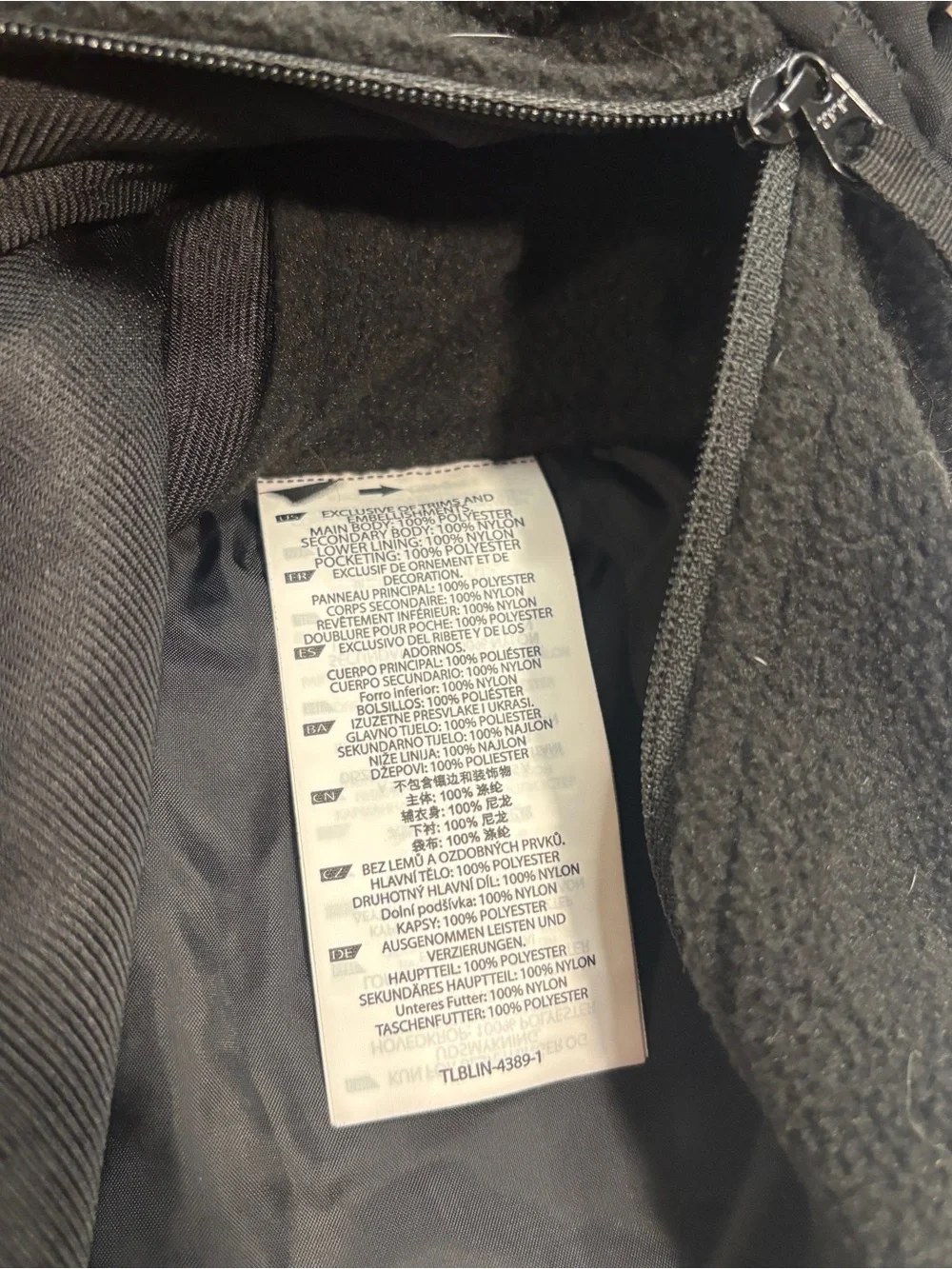 5.11 Tactical Mens Fleece Jacket Regular Black Full Zip Utility Large